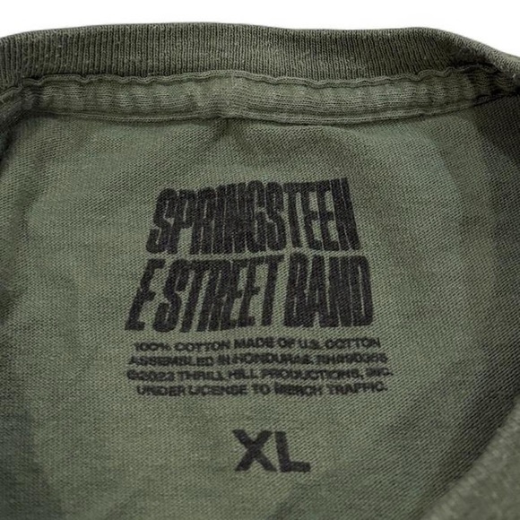 Bruce Sprinsteen & E Street Band Tee Shirt 2023 World Tour Concert - Picture 3 of 3